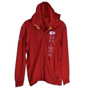 NIKE NFL On Field dri fit zip up Chiefs hoodie L